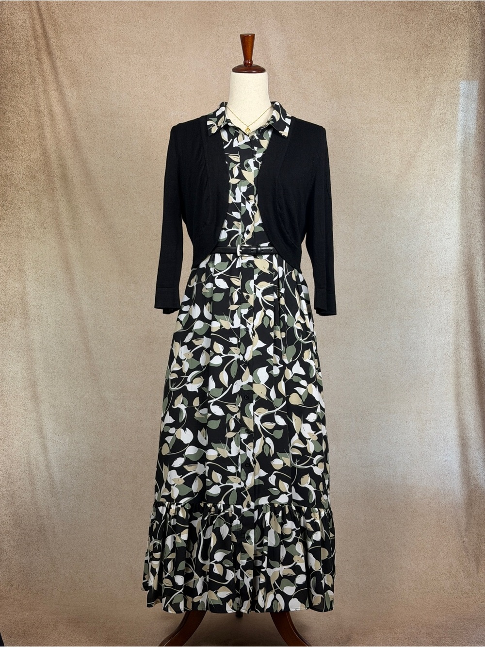 Chiffon Floral Maxi Dress